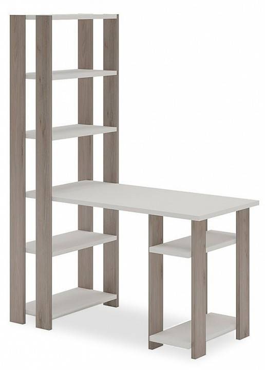 Стол компьютерный Merdes Slim СТН-180/120 НБЕ Белый Жемчуг/Нельсон
