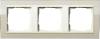 Рамка 3-постовая Gira Event Clear песочный/кремовый глянцевый 0213771