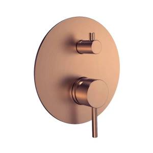 Смеситель для душа AQUAme Siena AQM8803BC с внутренней частью, медь шлифованная