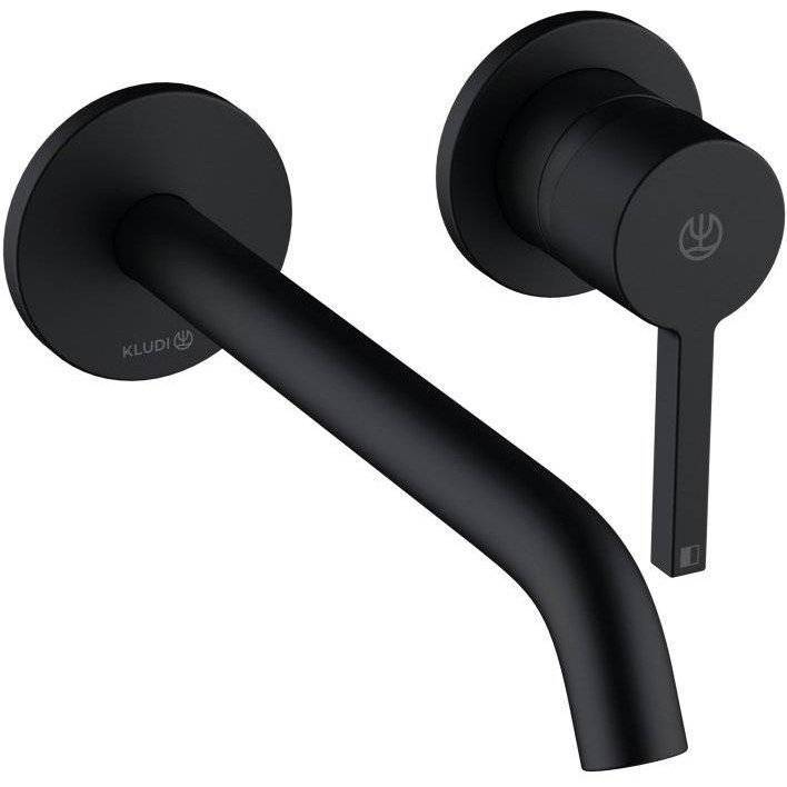 Смеситель для раковины Kludi Nova Fonte 202453915 Pura черный матовый