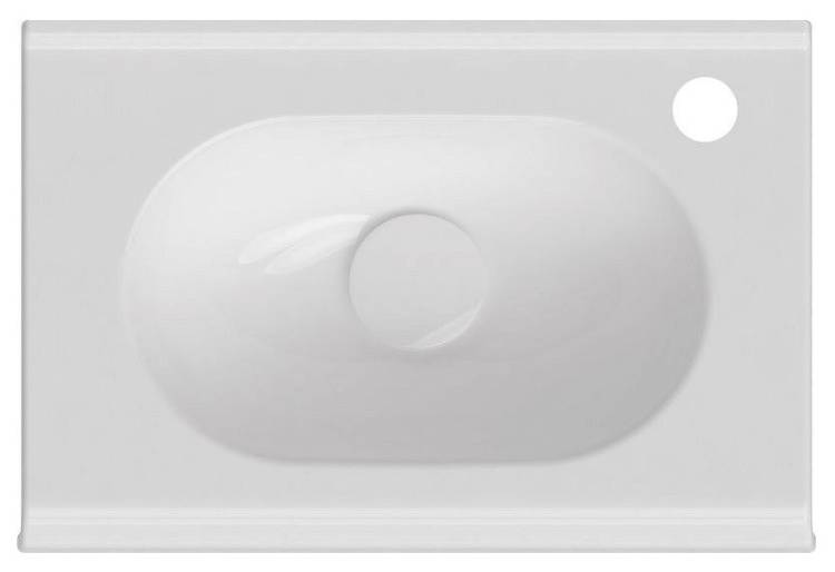 Раковина Isvea Sentimenti 10SM50045SV белая, 45x30