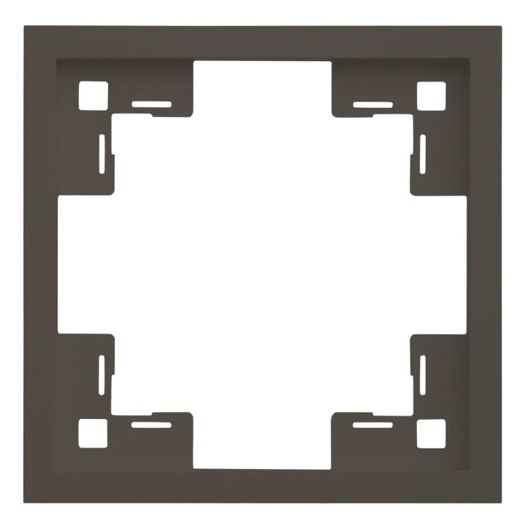 Одноместная рамка Rikett Standart 35810 CP капучино