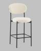 Стул полубарный Stool Group Бриф DD AV 477-F01-9005 (PP) молочный, букле фото 2