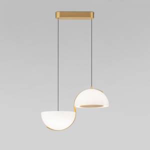 Подвесной светодиодный светильник Eurosvet Emisfero 50083/2 LED золото