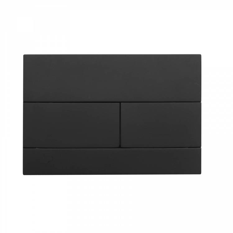 Кнопка смыва Wonzon & Woghand WW-IB235-MB механическая, черный матовый