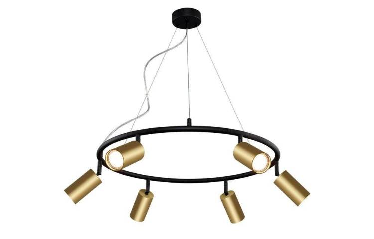 Подвесной светильник Crystal Lux Clt 015C6 D600 Bl-Go