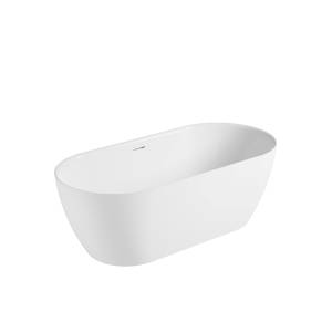 Акриловая ванна Vincea VBT-705-1800 180x80, щелевой перелив, слив белый, белая