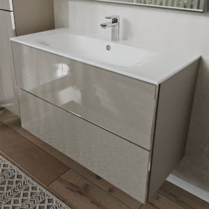 Тумба с раковиной Terminus Vega VEG101002200501OSL капучино, 100x62