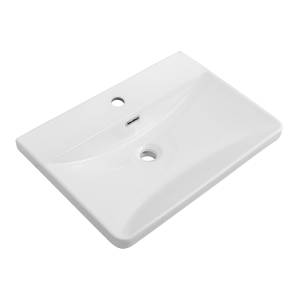 Раковина BelBagno BB-8076-3-60 белый глянцевый, 61x43x14.5