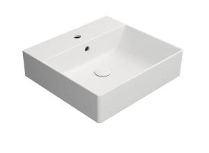 Раковина GSI Kube X 9430109 белый матовый, 50x47