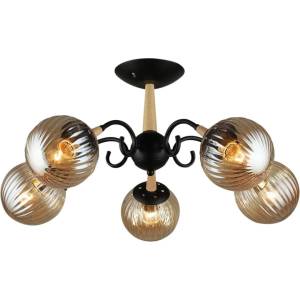 Трековый светильник Reluce 04886-0.3-05 BK+WOOD