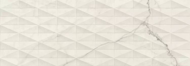 Керамическая плитка Marazzi Italy Allmarble M73S Wall Statuario Struttura Pave Lux 3D 40x120