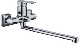 Смеситель для ванны Aquanet Cinetic AF120-21C с длинный изливом, хром