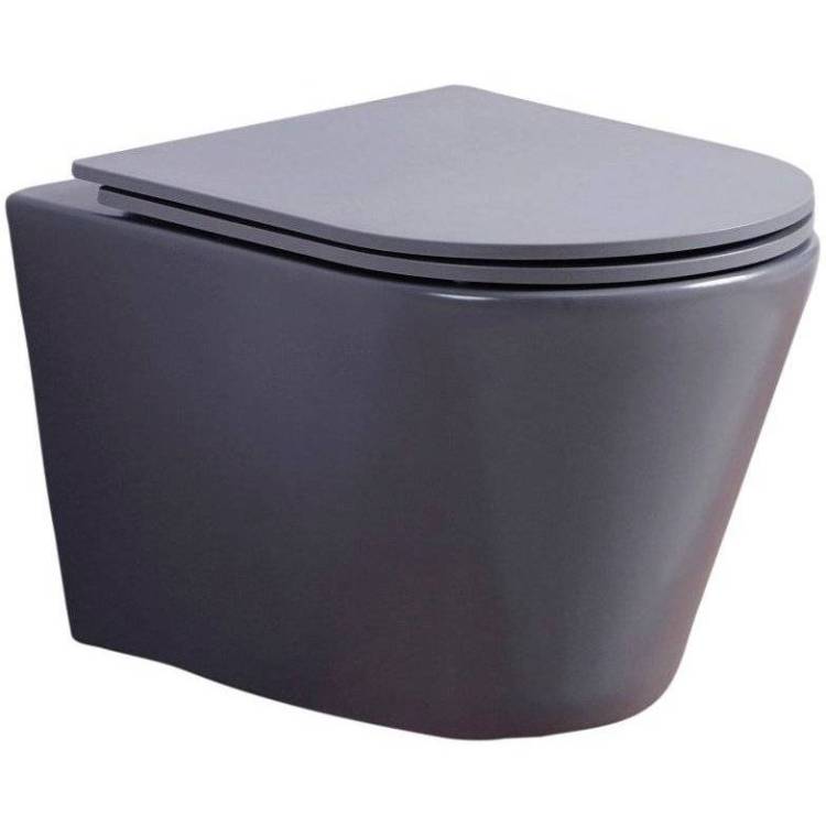 Унитаз подвесной Esbano Clavel ESUPCLAVGM серый матовый