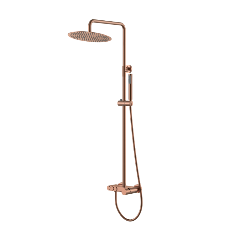 Душевая стойка Boheme Stick 128-CB Copper Brushed Diamond