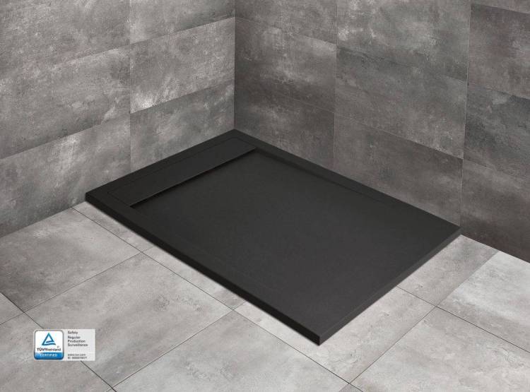 Поддон для душа Radaway Teos F HTF16070-54 160x70x4 Черный, универсальный