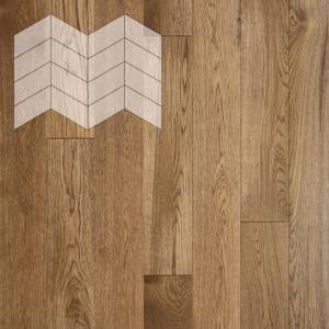 Паркетная доска Lab Arte Chevron Дуб Натур Тибальт лак 450-600x150x14
