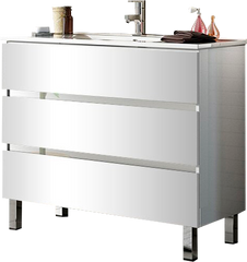 Тумба для комплекта Sanvit Кубэ-3 70 белый глянец