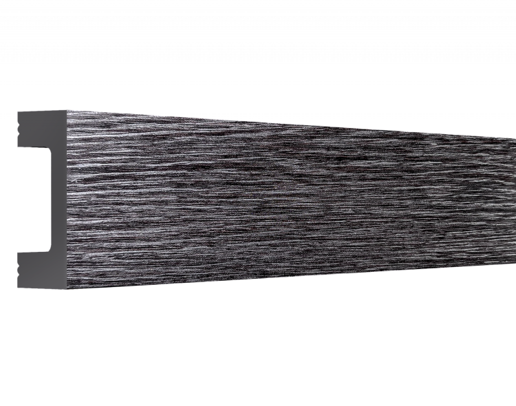 Молдинг Bello Deco XPS POLYMER МЛ 18/2.6 Графитовый массив 260x1.5x4