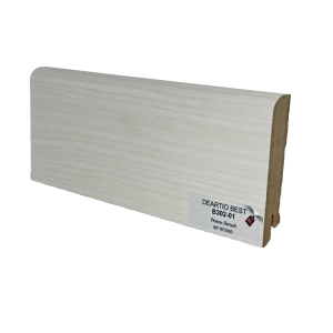 Плинтус Deartio Best B302-01 Ясень Белый 2050x80x16