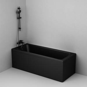 Боковой экран AM.PM Gem S W93A-170-070B-S 170х70, черный