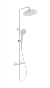 Душевая стойка Wonzon & Woghand WW-B3013-T1-MW с термостатом, белый
