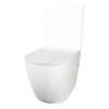 Унитаз-компакт Creto Logan 1001-004-WF + 1001-004-B L1 безободковый, с крышкой-сиденьем микролифт