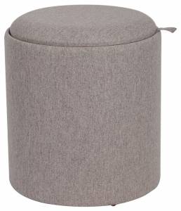 Пуф-сундук Stool Group Хюгге 19B260LS BY1701-3 S рогожка бежевая с ящиком