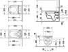 Чаша для унитаза подвесного Duravit ME by Starck 2510092000 фото 5