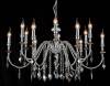 Подвесная люстра Crystal Lux MERCEDES SP6+6 CHROME/SMOKE фото 2
