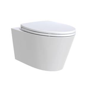 Унитаз подвесной Arrow AHB21002H + PG006-ZPA безободковый, с крышкой-сиденьем микролифт