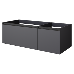Тумба под раковину Armadi Art Quatro 2 790-M2-120-A-A-LED с подсветкой, Antracite, 120см