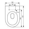 Унитаз подвесной TECE TECEspring Pro S710001 безободковый, торнадо, сиденье микролифт, белый фото 26