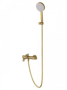 Смеситель для ванны Wonzon & Woghand WW-88639017-BG с душем, брашированное золото