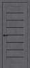 Межкомнатная дверь Bravo Браво-22 полотно Slate Art, cтеклянная вставка Black Shine 700x2000