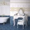 Бордюр Azori Navarra 584131001 Indigo Arabesko 6.2x50.5 фото 2