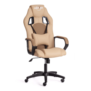 Кресло компьютерное Tetchair Driver 19295 бежевый/бронза