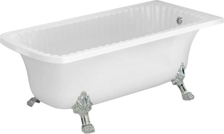 Ванна из искусственного камня Migliore Olivia 25448 174x80 белая, хром
