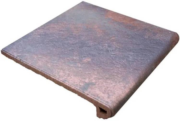 Ступень Gres de Aragon Metal 906866 Peldano Redondo Red 32.5x33