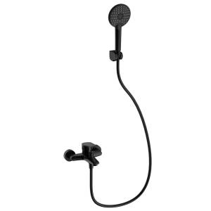 Смеситель для ванны Wonzon & Woghand WW-A30891-MB с душевым гарнитуром, черный матовый