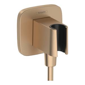 Шланговое подключение Hansgrohe FixFit Q 26887140 бронза