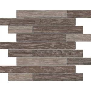 Мозаика Estima Kraft Wood 70435 Mosaic/KW02_NR/KW03_NR/30x35x10/Muretto Wenge/Light Grey 30x35