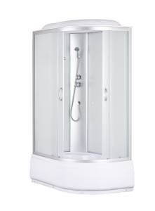 Душевая кабина Taliente TA-12080M(L) профиль хром, стекло рифленое, 120x80x215