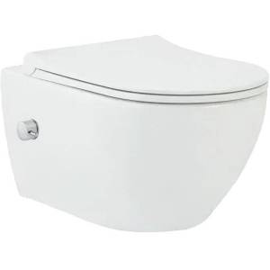 Унитаз подвесной beWash Bogen 88343601 с крышкой-сиденьем микролифт