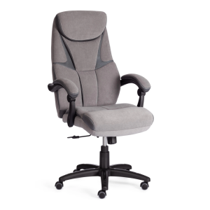 Кресло компьютерное Tetchair Cambridge 21619 флок, ткань, серый