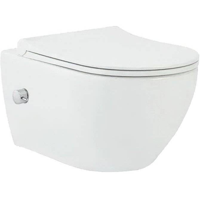 Унитаз подвесной beWash Bogen 88343601 с крышкой-сиденьем микролифт