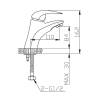 Смеситель для раковины Agger Proud A0802100,хром фото 3