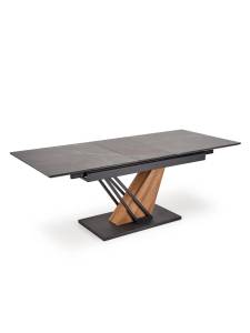 Стол обеденный Halmar Volant 160 V-CH-VOLANT_160-ST черный мрамор/дуб золотой