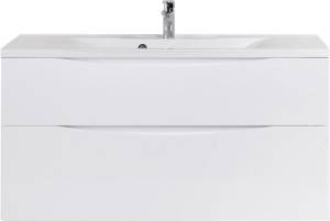 Тумба с раковиной BelBagno Marino H120 bianco lucido