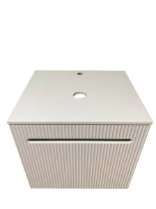 Тумба под раковину Sintesi STL.W7025 белая, со столешницей